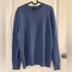 NAADAM Cashmere Soft Blue Crewneck Sweater
